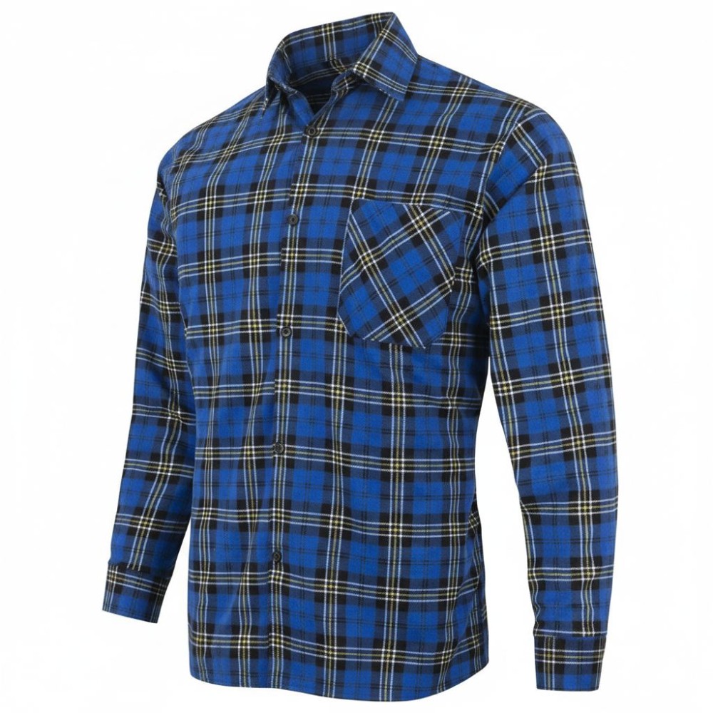 Koszula flanelowa niebieska Grot