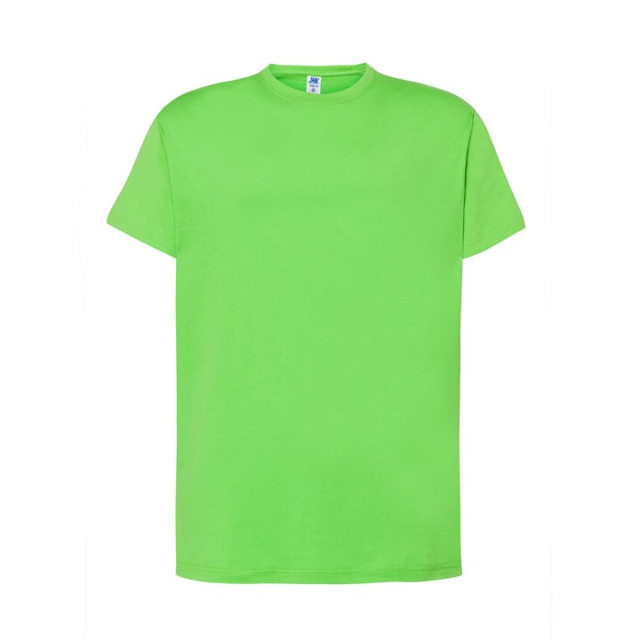 T-SHIRT 150 limonkowa męski z krótkim rękawem 100% bawełna