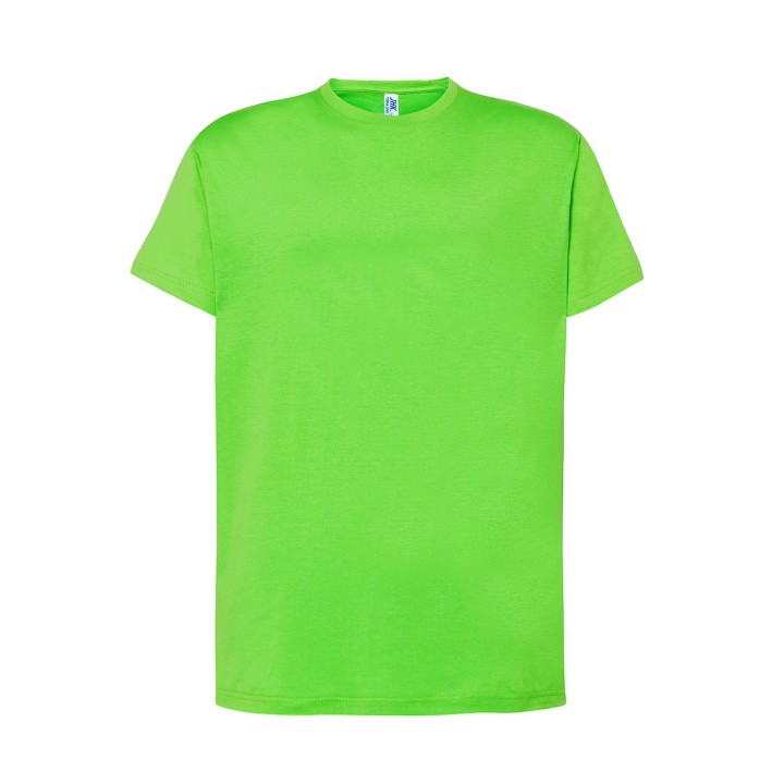 T-SHIRT 150 Lime Fluor - męski t-shirt z krótkim rękawem