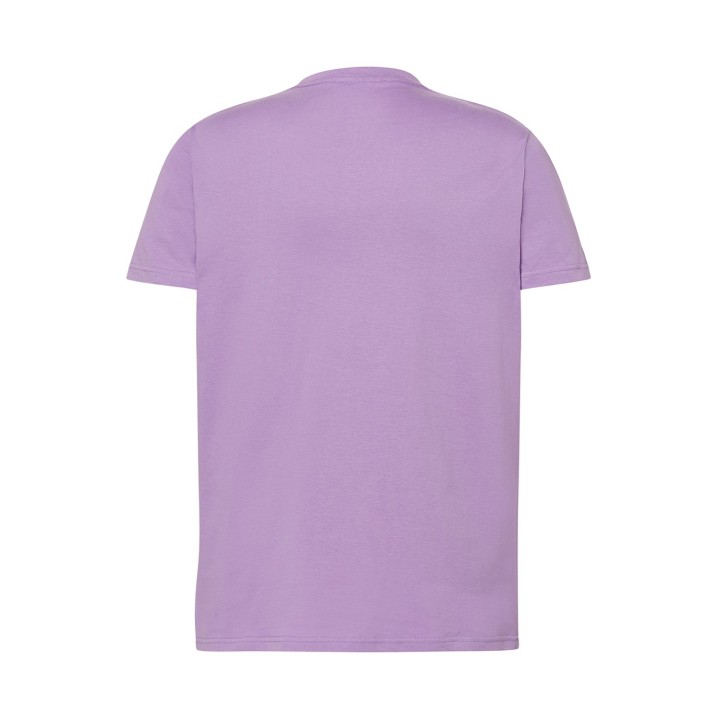 T-SHIRT 150 lawendowa - męski t-shirt bawełniany bez szwów bocznych
