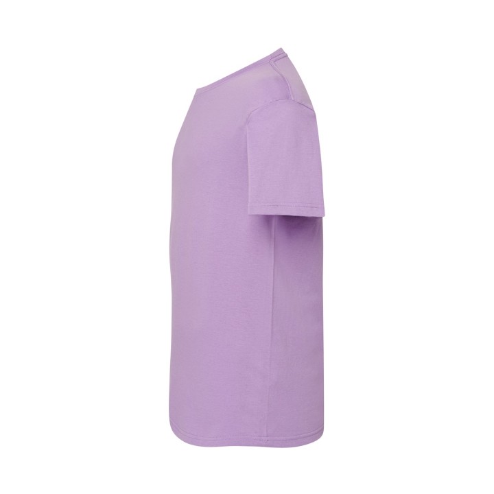 T-SHIRT 150 lawendowa - męski t-shirt bawełniany bez szwów bocznych