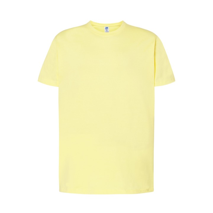 T-SHIRT 150 jasnożółty z krótkim rękawem 100% bawełna
