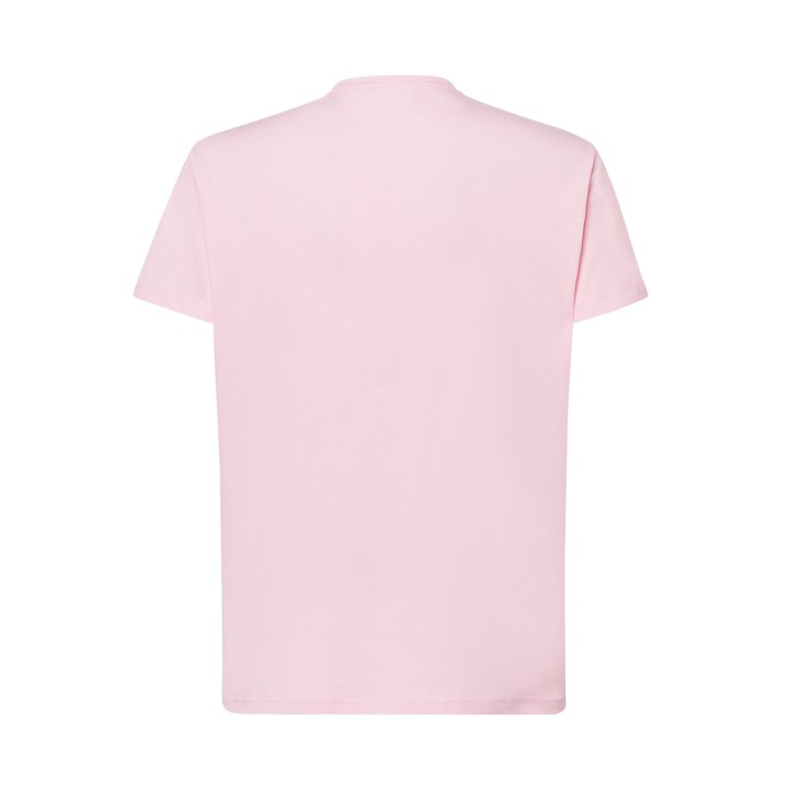 T-SHIRT 150 różowa męska z krótkim rękawem 100% bawełna