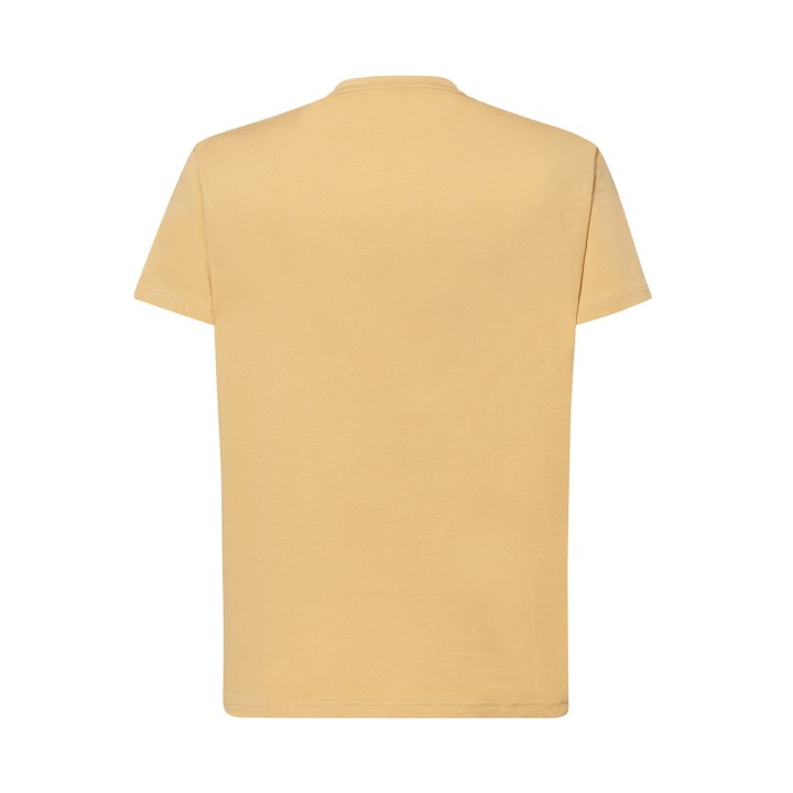 T-shirt męski 150 piaskowy z krótkim rękawem 100% bawełna