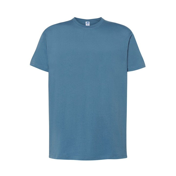 T-SHIRT 150 Steel Blue - męski z krótkim rękawem, 100% bawełna