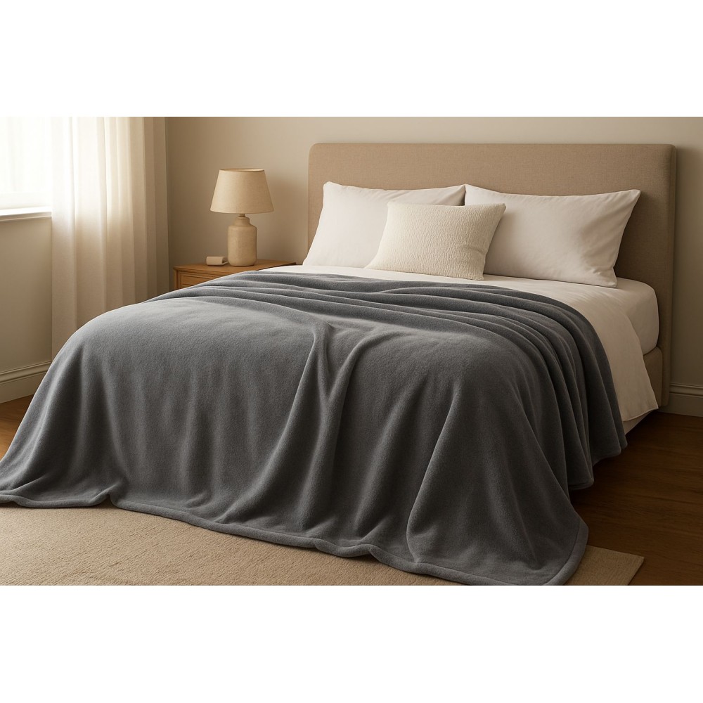 Koc polarowy 300 g/m² 200×150 – duży i ciepły