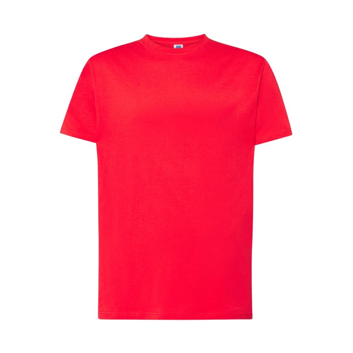 T-SHIRT 150 ciepła czerwień – męski t-shirt z krótkim rękawem