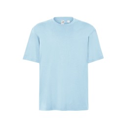 T-SHiRT 200 g/m² oversize – błękitna bawełniana koszulka