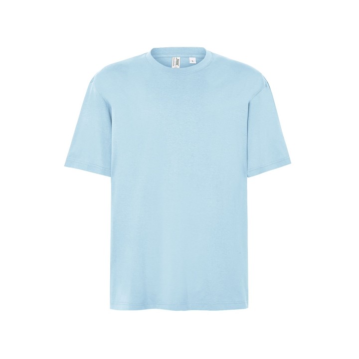 T-SHiRT 200 g/m² oversize – błękitna bawełniana koszulka