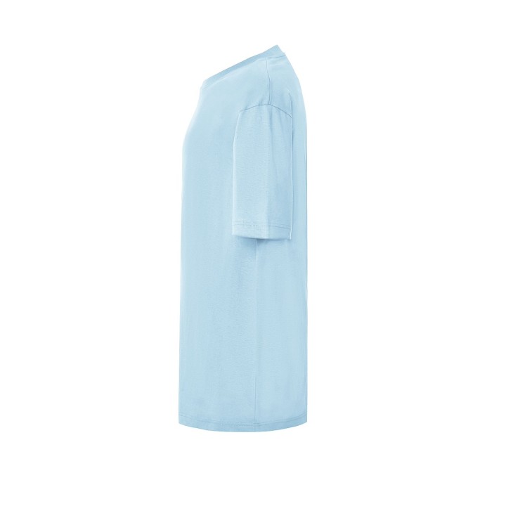 T-SHiRT 200 g/m² oversize – błękitna bawełniana koszulka