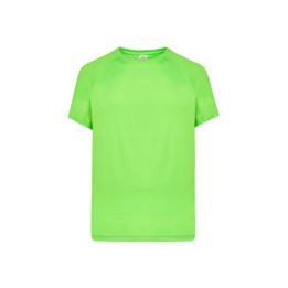 Koszulka treningowa męska Lime Fluor SPORT MAN, 100% poliester