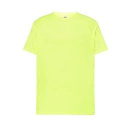 Koszulka treningowa męska Gold Fluor SPORT MAN z krótkimi rękawami