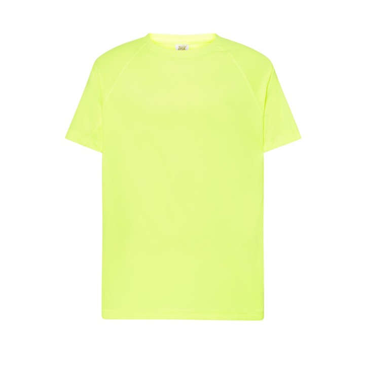 Koszulka treningowa męska Gold Fluor SPORT MAN z krótkimi rękawami