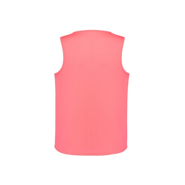 Koszulka sportowa męska bez rękawów Fucsia Fluor 130 g/m²