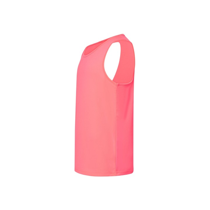 Koszulka sportowa męska bez rękawów Fucsia Fluor 130 g/m²
