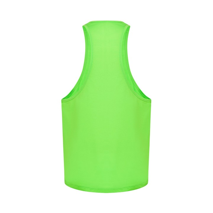 Koszulka boxerka unisex Lime Fluor z plecami typu bokserka