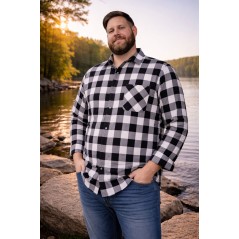 Duża koszula flanelowa do 7 xl