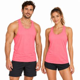 Koszulka boxerka unisex Fucsia Fluor – lekka i wygodna