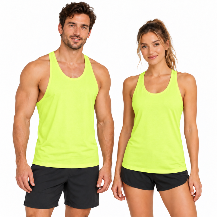 Koszulka boxerka unisex Gold Fluor - lekki fason na lato