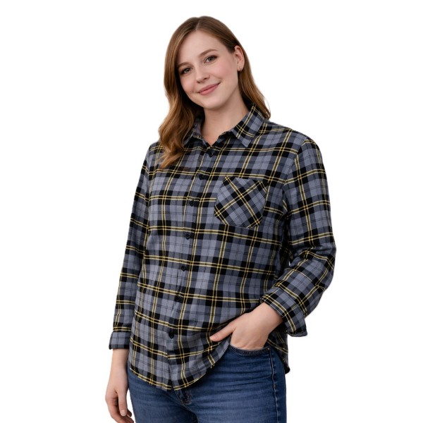 Koszula flanelowa szara Kamel 170 gr/m2