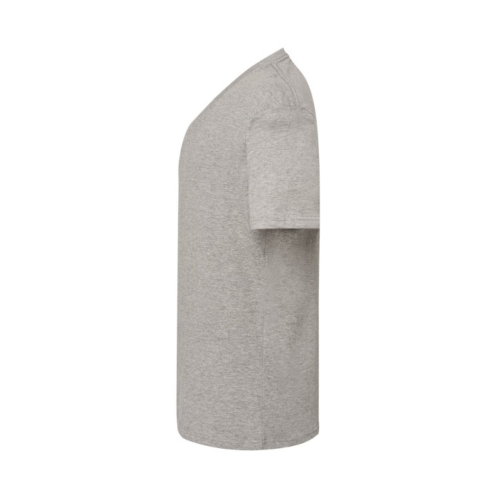 Koszulka męska V-neck 160 g/m² szara melanżowa Grey Melange