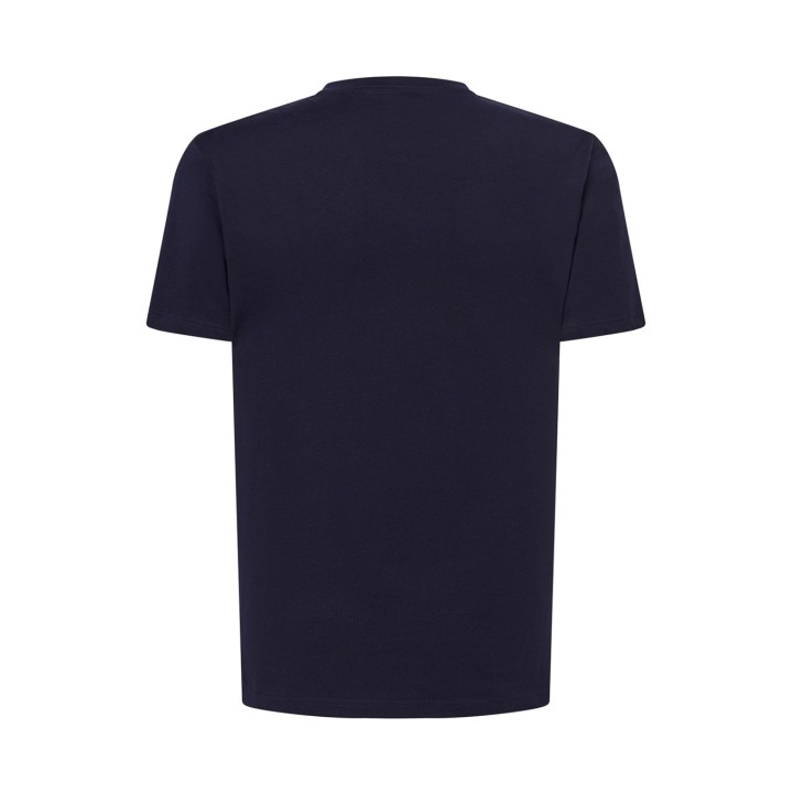 Koszulka męska V-neck 160 g/m² granatowa z bawełny czesanej