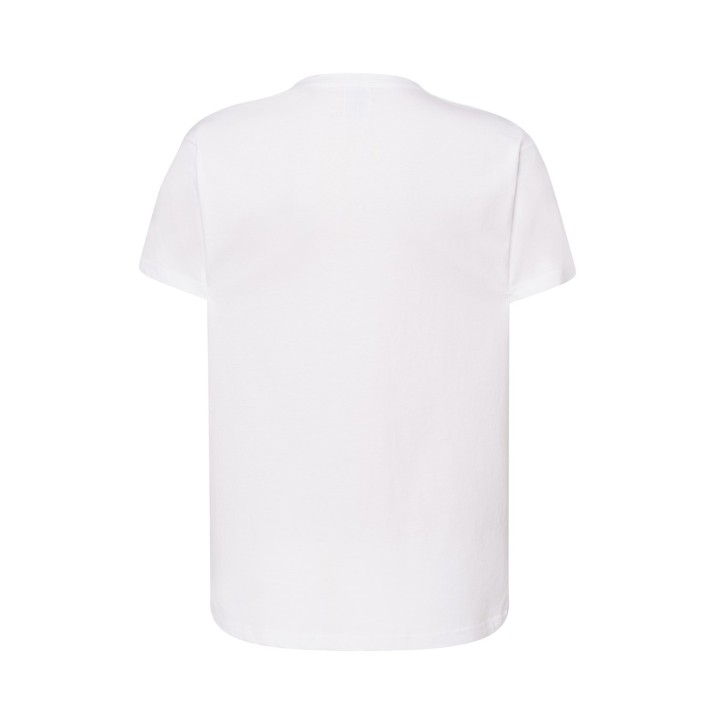 Koszulka męska V-neck 160 g/m² – biała, 100% bawełna