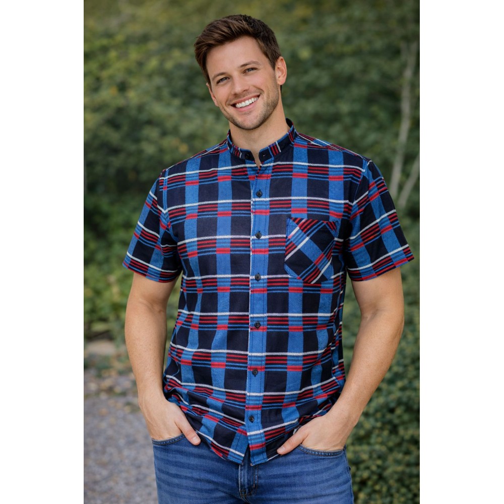 Koszula bawełniana niebieska