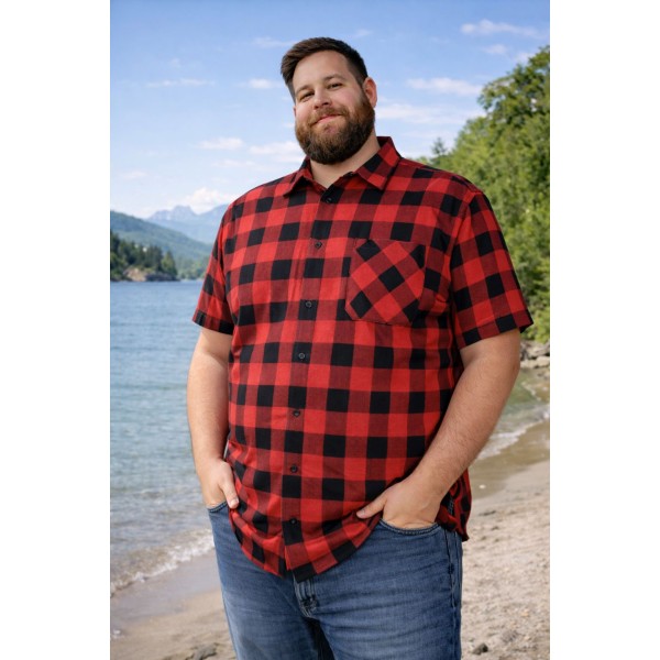 Duża koszula krótki rękaw