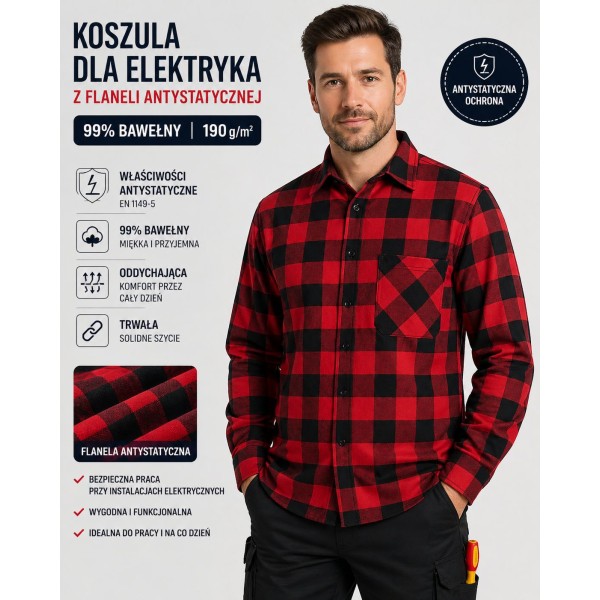 Koszula dla elektryka bawełna
