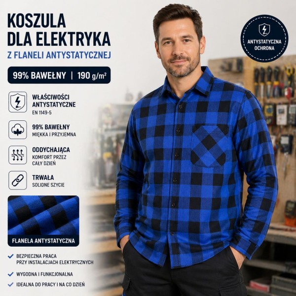 Koszula dla elektryka bawełna