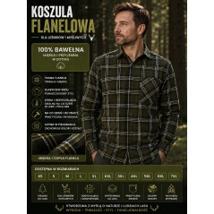 Koszula leśnik bawełniana