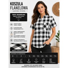 Koszula bawełniana krótki rękaw