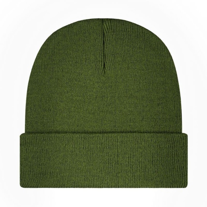 Czapka zimowa 126 g/m2 wywijana Khaki