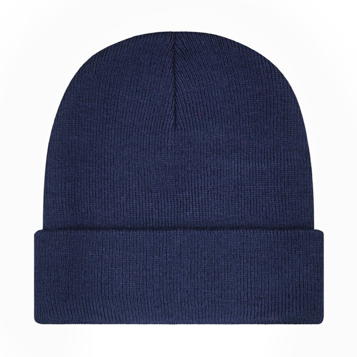 Czapka zimowa wywijana granatowa 126 g/m2 akrylowa