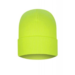 Czapka zimowa wywijana 126 g/m2 Żółta fluor