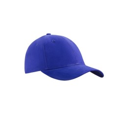 Czapka dziecięca 6 panelowa z bawełny 290 g/m² niebieska