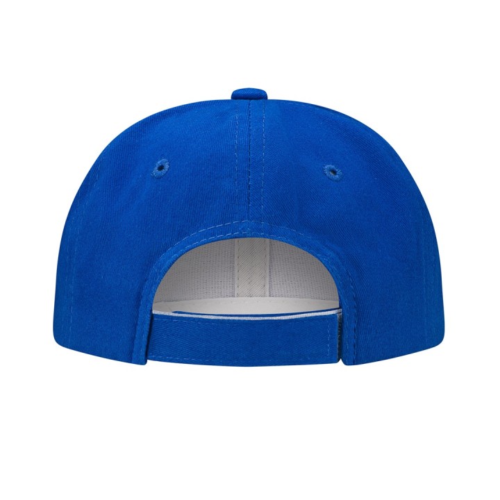 Czapka dziecięca 6 panelowa z bawełny 290 g/m² niebieska