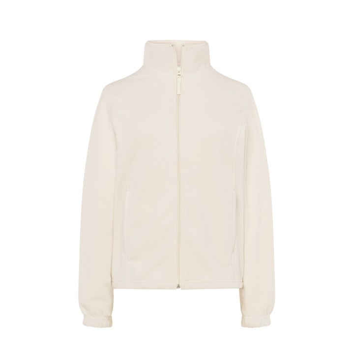 Bluza polarowa damska kremowy of white