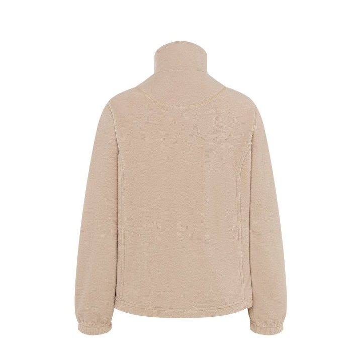 Bluza polarowa damska kremowy sand