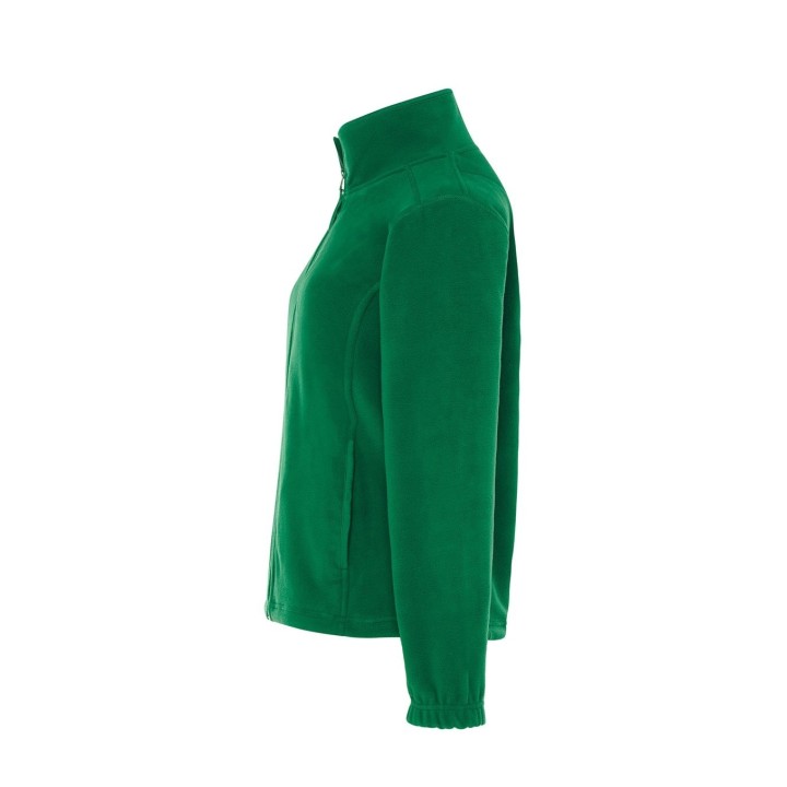 Bluza polarowa damska zielony Kelly