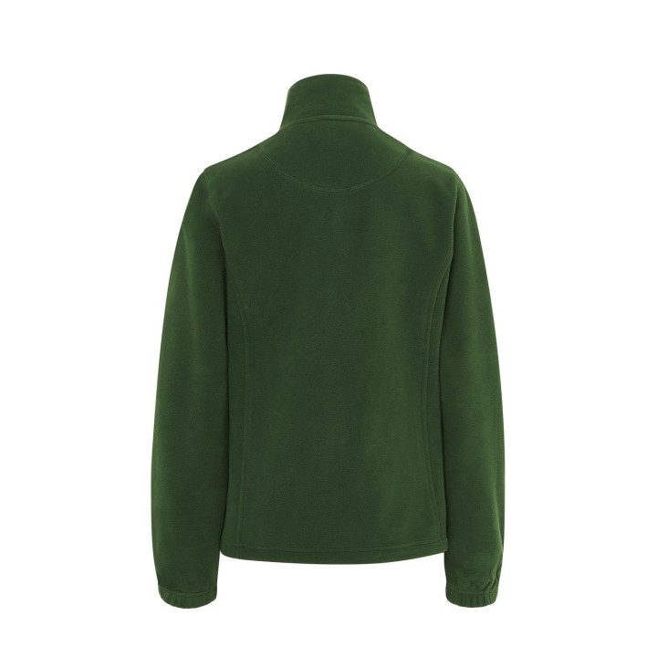 Bluza polarowa damska zielony ciemny