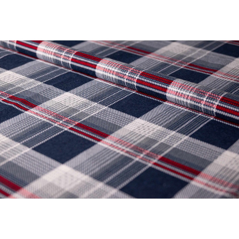 Flanela granat 170 g/m² –Person miękka, podwójnie drapana bawełna