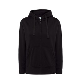Bluza z kapturem damska czarna HOOD 240 BK