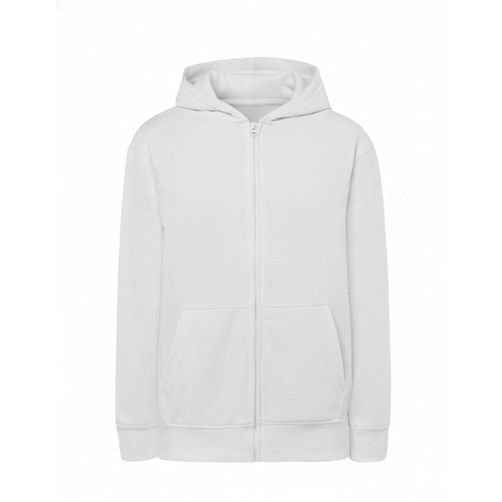 Bluza z kapturem damska biała HOOD 240 WH