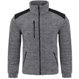 Bluza polarowa melange FLRA 340 GM-BK