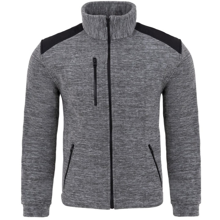 Bluza polarowa melange FLRA 340 GM-BK