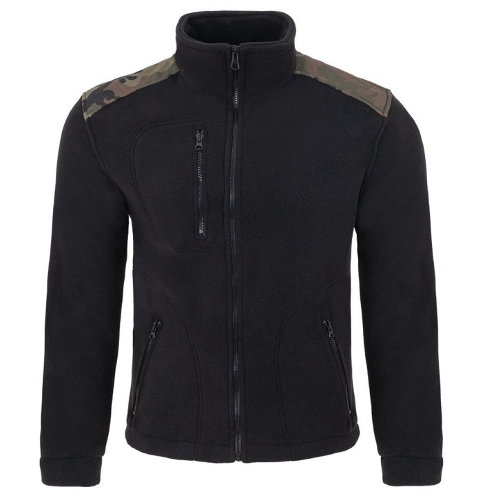 Bluza polarowa czarna FLRA 340 BK-CM