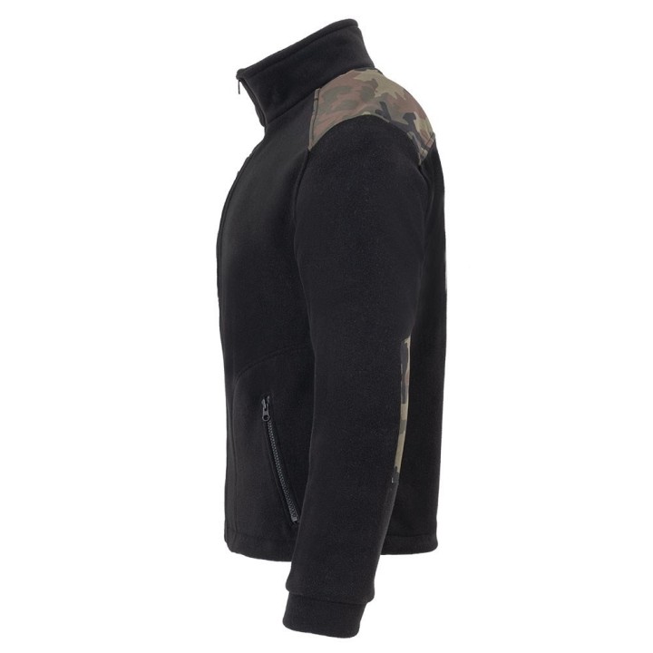 Bluza polarowa czarna FLRA 340 BK-CM