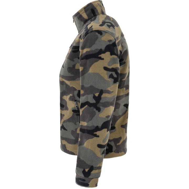 Bluza polarowa czarna Camouflage FLRA 340 CM